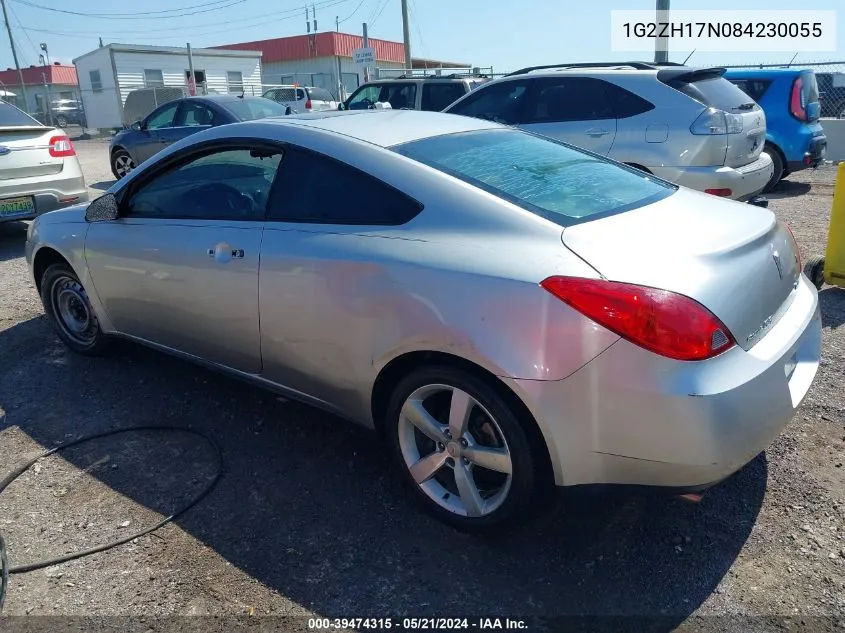 1G2ZH17N084230055 2008 Pontiac G6 Gt