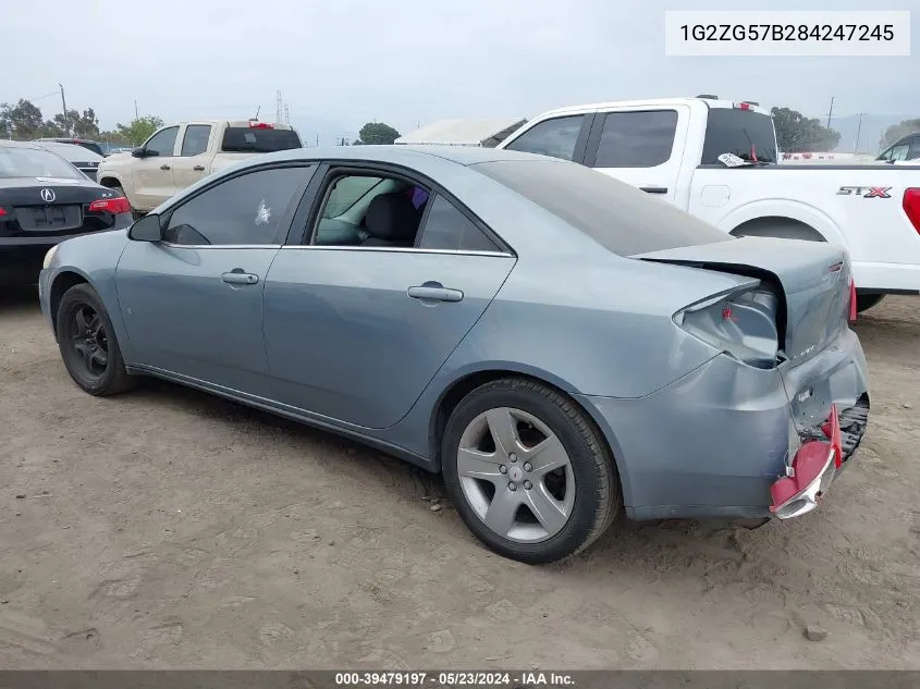 1G2ZG57B284247245 2008 Pontiac G6