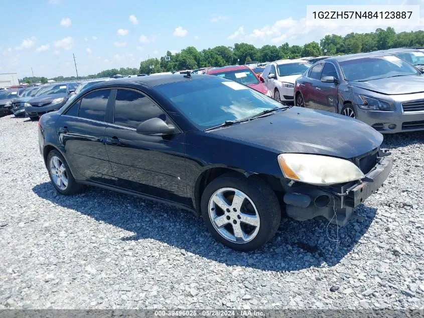 2008 Pontiac G6 Gt VIN: 1G2ZH57N484123887 Lot: 39496025