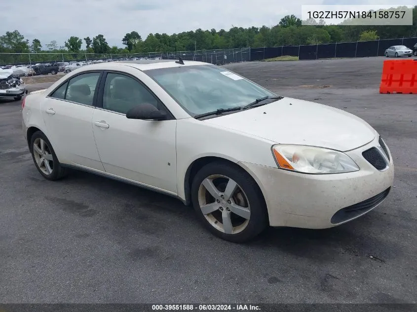 1G2ZH57N184158757 2008 Pontiac G6 Gt