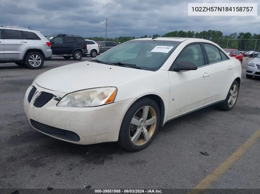 1G2ZH57N184158757 2008 Pontiac G6 Gt