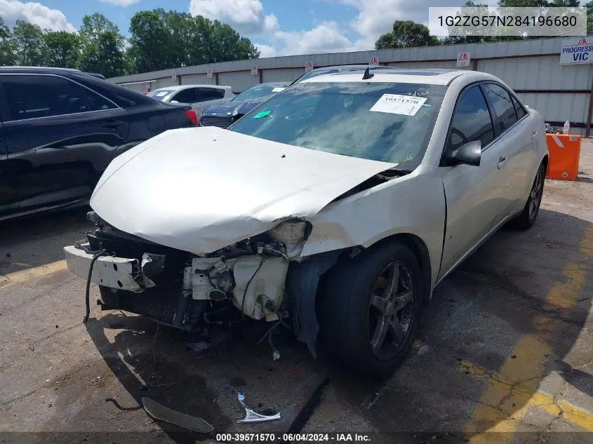 1G2ZG57N284196680 2008 Pontiac G6