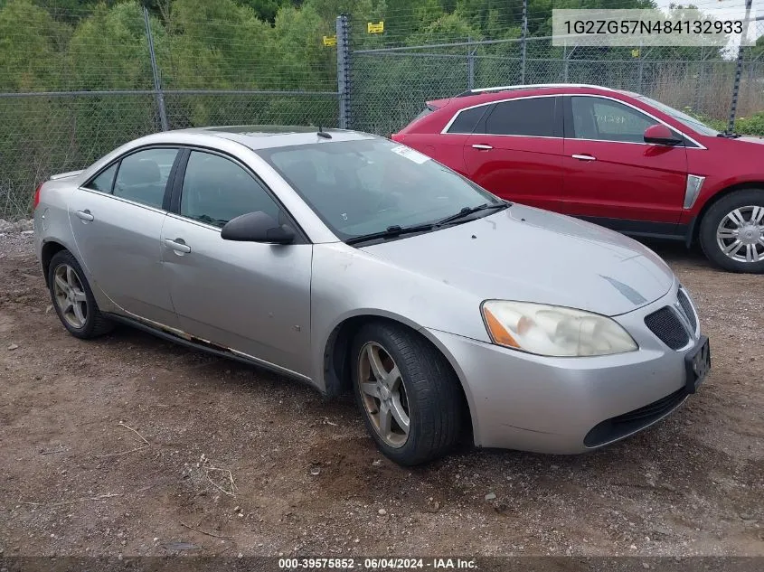 1G2ZG57N484132933 2008 Pontiac G6