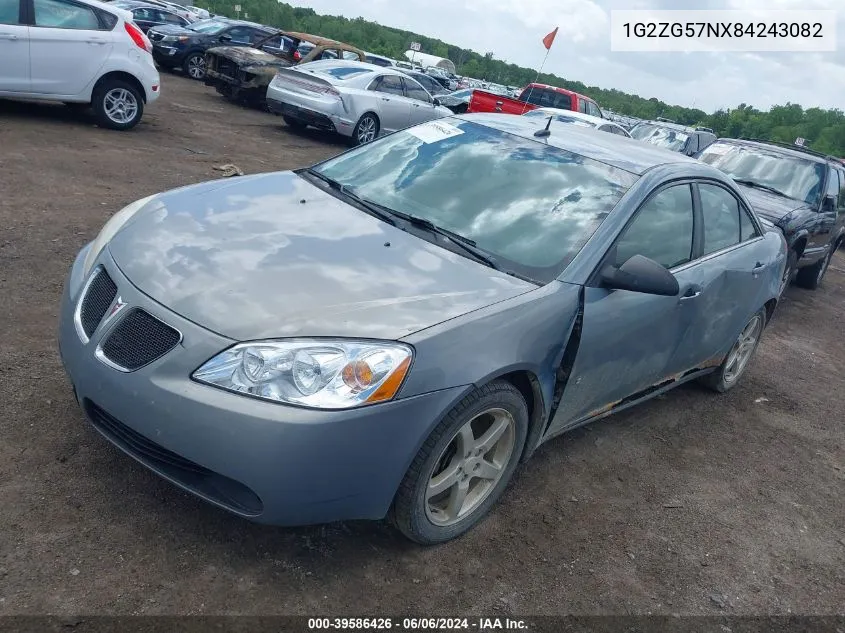 1G2ZG57NX84243082 2008 Pontiac G6