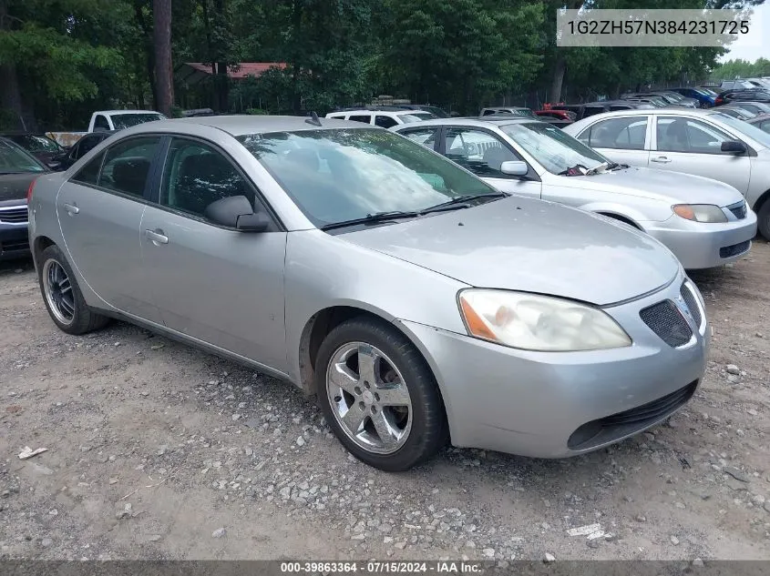 1G2ZH57N384231725 2008 Pontiac G6 Gt