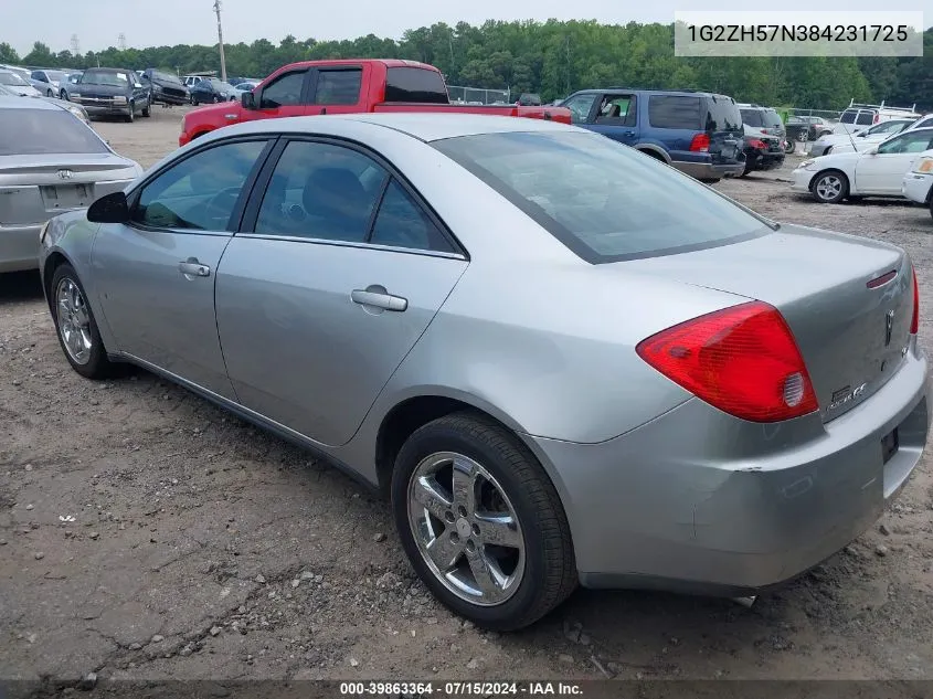 1G2ZH57N384231725 2008 Pontiac G6 Gt