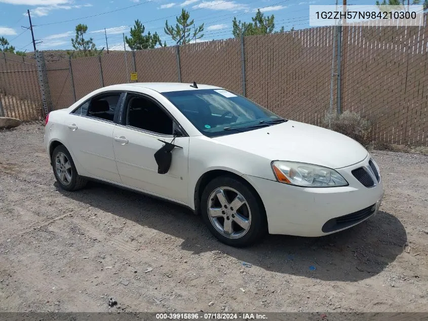 1G2ZH57N984210300 2008 Pontiac G6 Gt