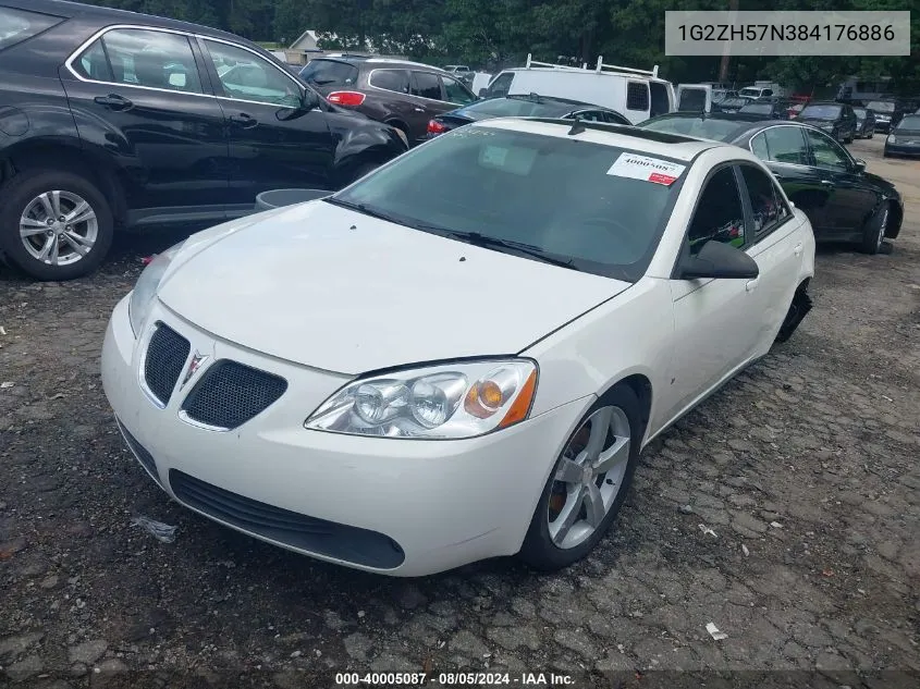 1G2ZH57N384176886 2008 Pontiac G6 Gt