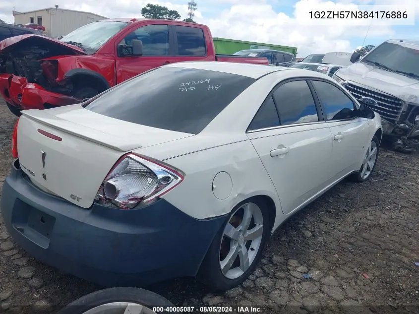 1G2ZH57N384176886 2008 Pontiac G6 Gt