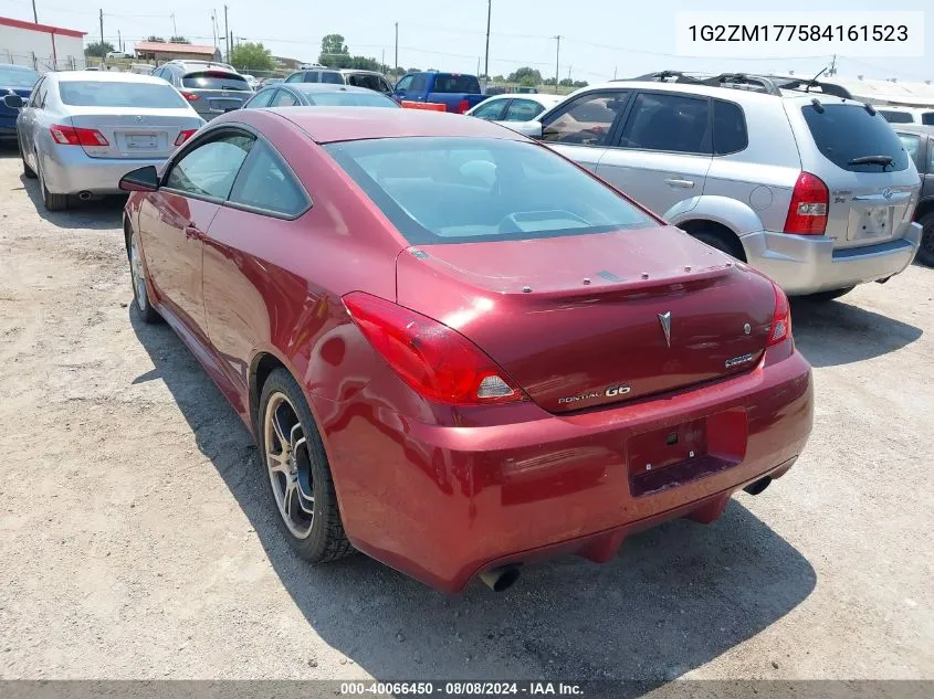 1G2ZM177584161523 2008 Pontiac G6 Gxp