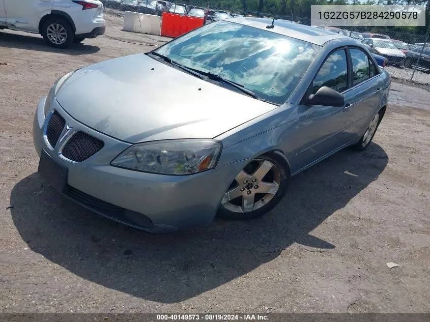 1G2ZG57B284290578 2008 Pontiac G6