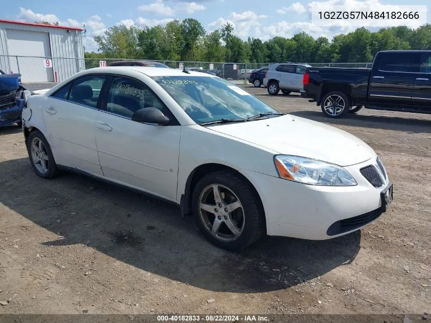 1G2ZG57N484182666 2008 Pontiac G6