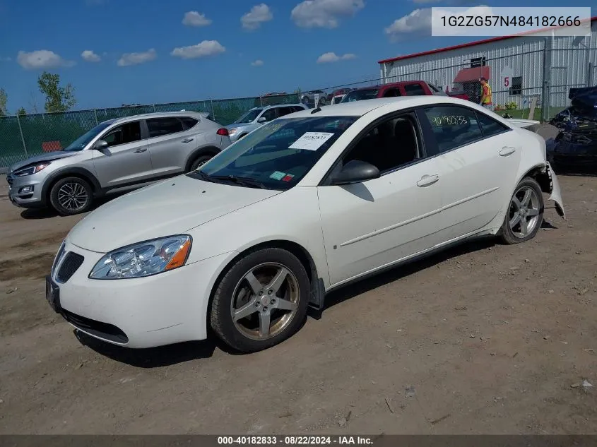 1G2ZG57N484182666 2008 Pontiac G6