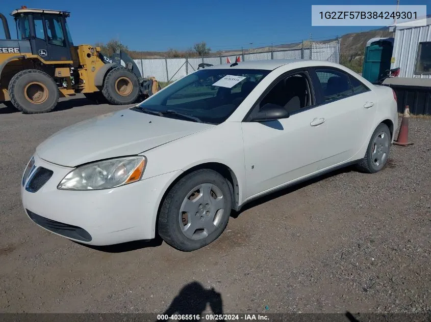 1G2ZF57B384249301 2008 Pontiac G6 Value Leader