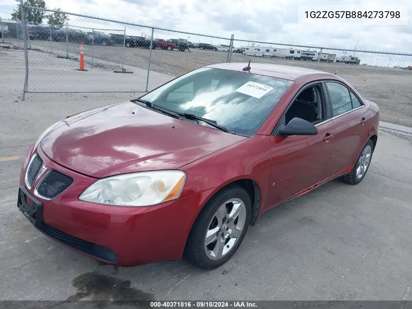 1G2ZG57B884273798 2008 Pontiac G6