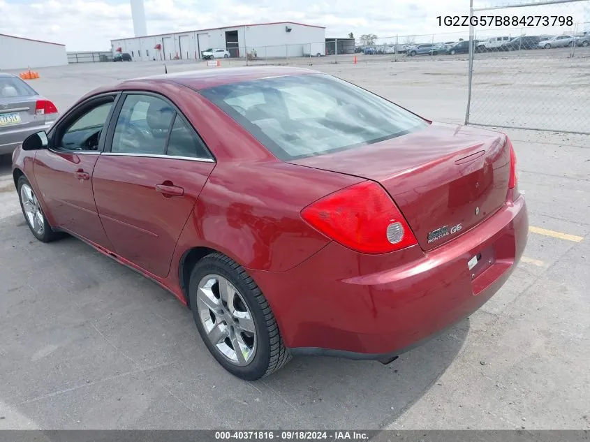 2008 Pontiac G6 VIN: 1G2ZG57B884273798 Lot: 40371816