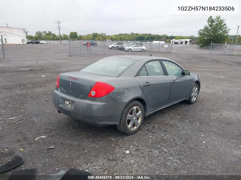 1G2ZH57N184233506 2008 Pontiac G6 Gt