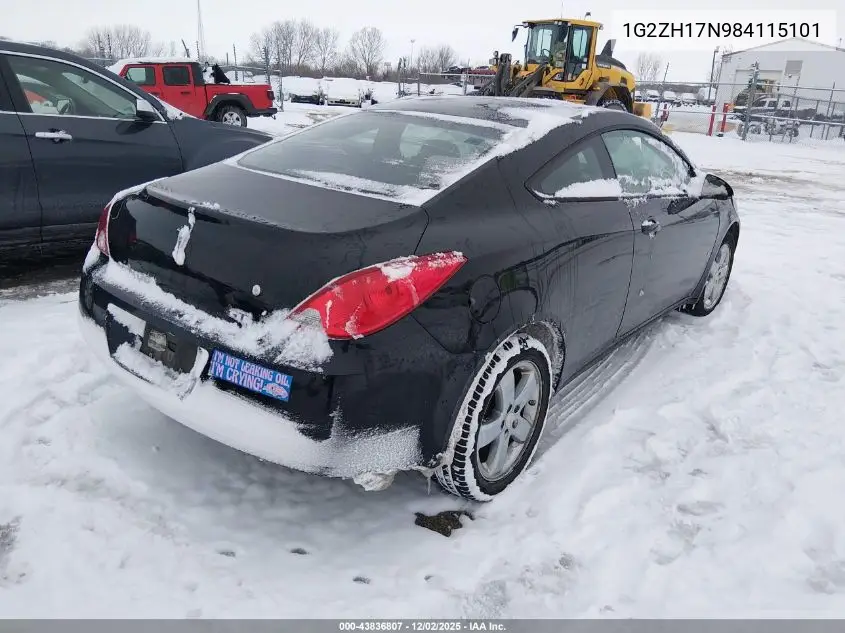 1G2ZH17N984115101 2008 Pontiac G6 Gt