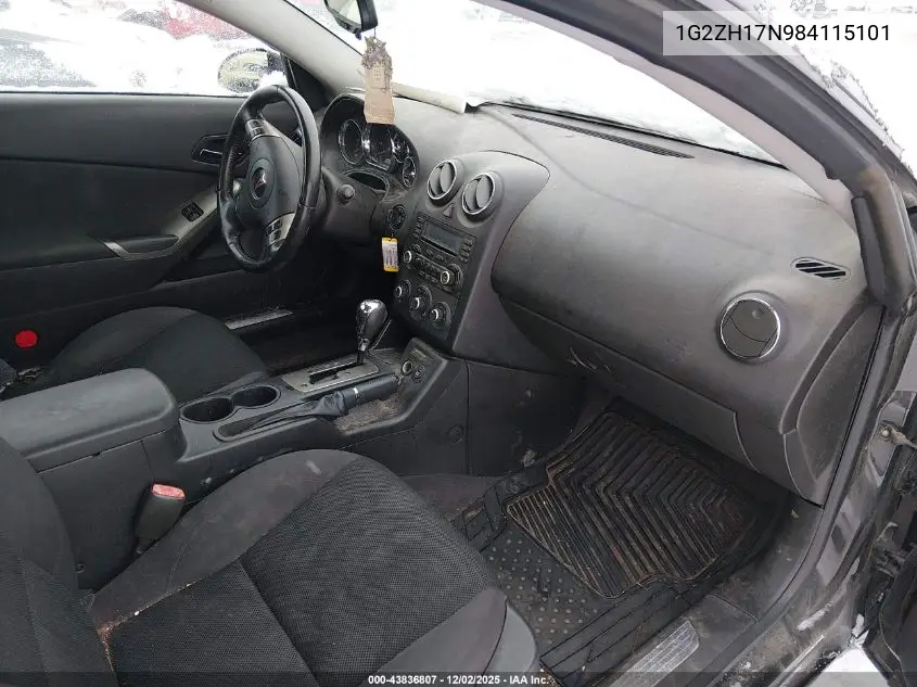 1G2ZH17N984115101 2008 Pontiac G6 Gt