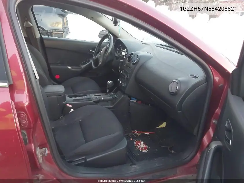 1G2ZH57N584208821 2008 Pontiac G6 Gt