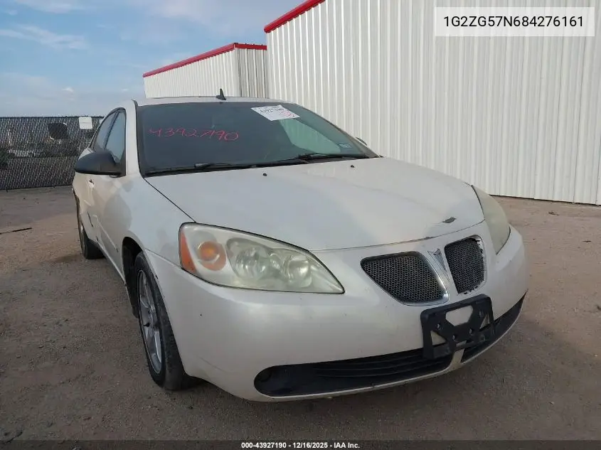 1G2ZG57N684276161 2008 Pontiac G6