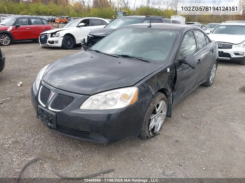 1G2ZG57B194124151 2009 Pontiac G6