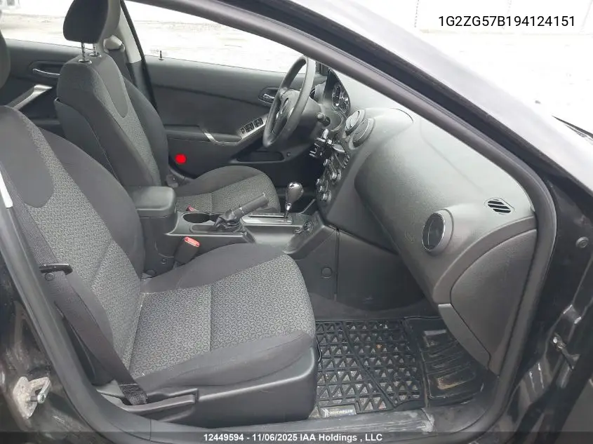 1G2ZG57B194124151 2009 Pontiac G6