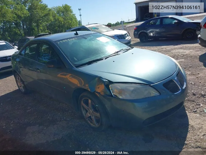 2009 Pontiac G6 Gt VIN: 1G2ZH57N394106161 Lot: 39495029