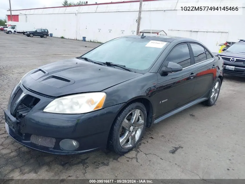 2009 Pontiac G6 Gxp VIN: 1G2ZM577494145466 Lot: 39516677