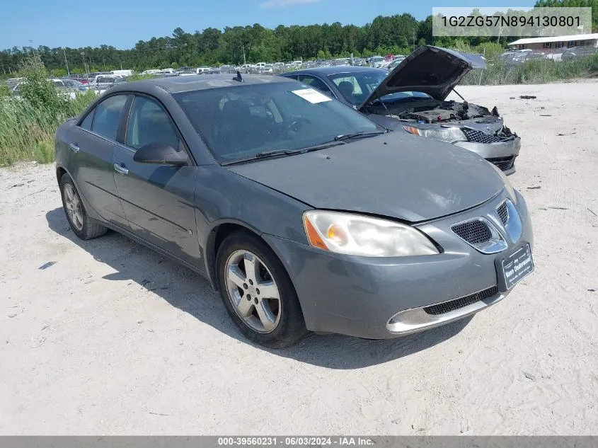 1G2ZG57N894130801 2009 Pontiac G6