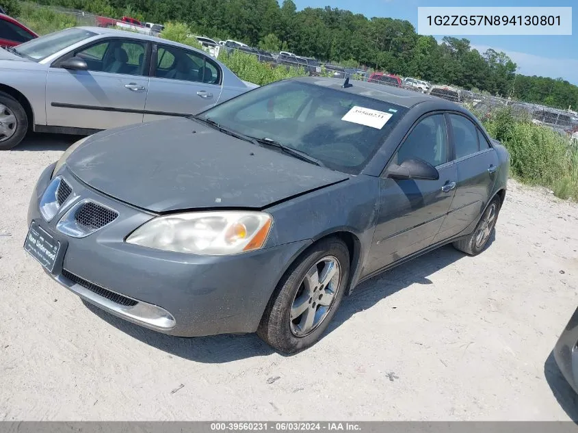 1G2ZG57N894130801 2009 Pontiac G6