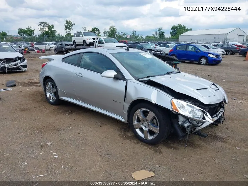 1G2ZL177X94228444 2009 Pontiac G6 New Gxp