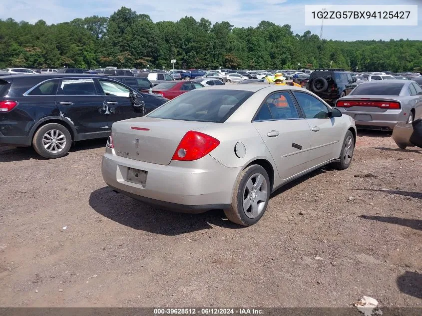 2009 Pontiac G6 VIN: 1G2ZG57BX94125427 Lot: 39628512