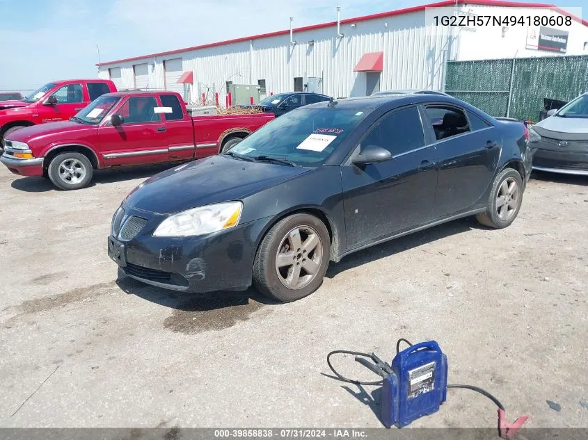 1G2ZH57N494180608 2009 Pontiac G6 Gt