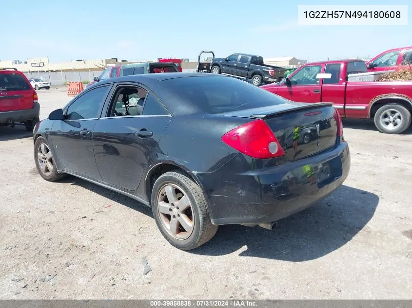 1G2ZH57N494180608 2009 Pontiac G6 Gt