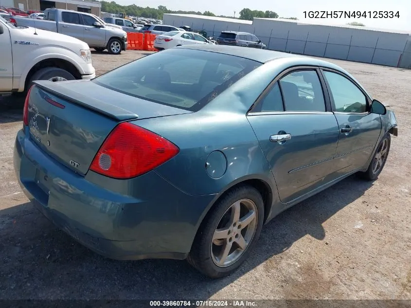 1G2ZH57N494125334 2009 Pontiac G6 Gt