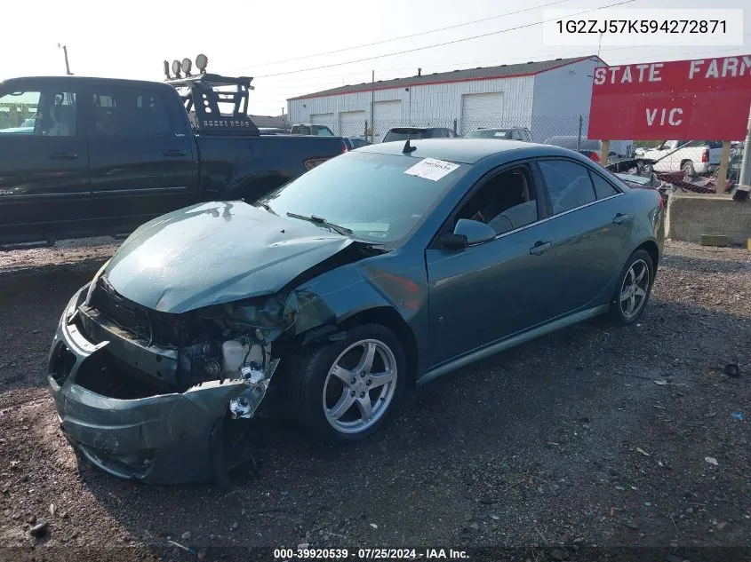 1G2ZJ57K594272871 2009 Pontiac G6 New Se