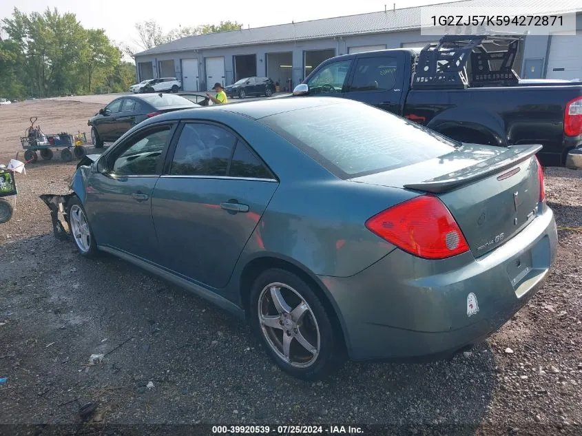 2009 Pontiac G6 New Se VIN: 1G2ZJ57K594272871 Lot: 39920539