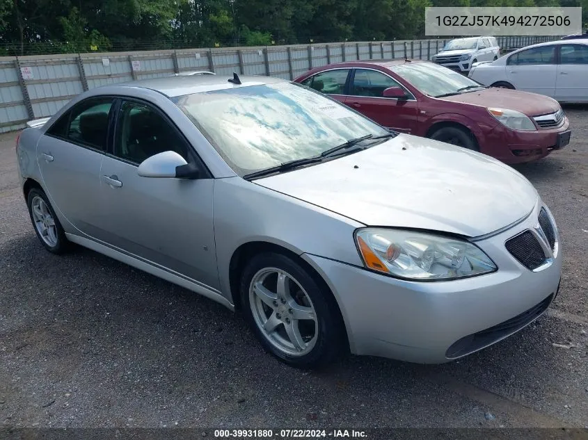 2009 Pontiac G6 New Se VIN: 1G2ZJ57K494272506 Lot: 39931880