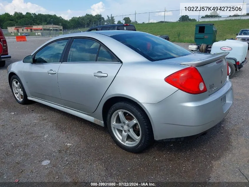 2009 Pontiac G6 New Se VIN: 1G2ZJ57K494272506 Lot: 39931880