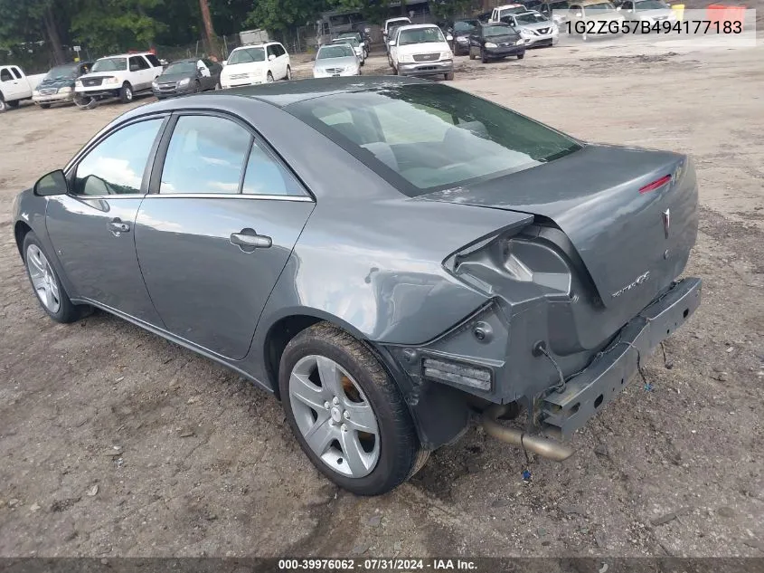 1G2ZG57B494177183 2009 Pontiac G6