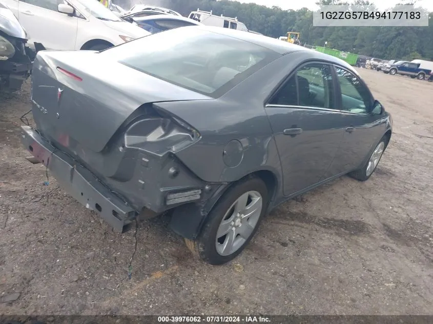 1G2ZG57B494177183 2009 Pontiac G6