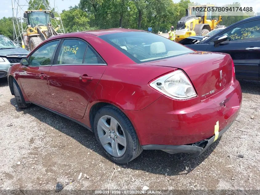 1G2ZG57B094174488 2009 Pontiac G6