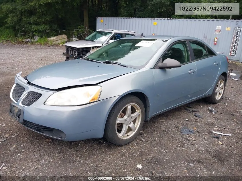 1G2ZG57N094225921 2009 Pontiac G6