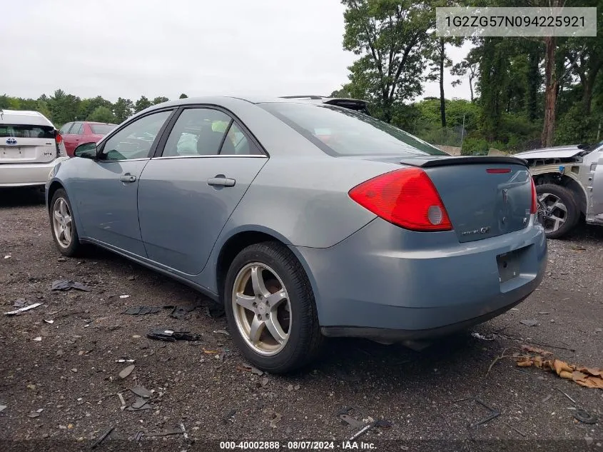 1G2ZG57N094225921 2009 Pontiac G6