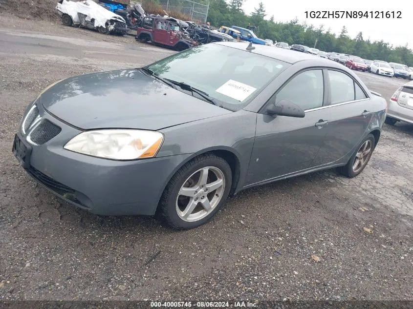 1G2ZH57N894121612 2009 Pontiac G6 Gt