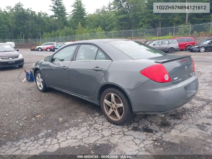 1G2ZH57N894121612 2009 Pontiac G6 Gt