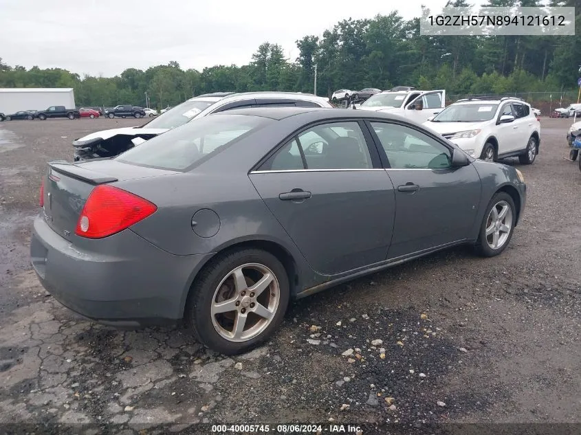 1G2ZH57N894121612 2009 Pontiac G6 Gt