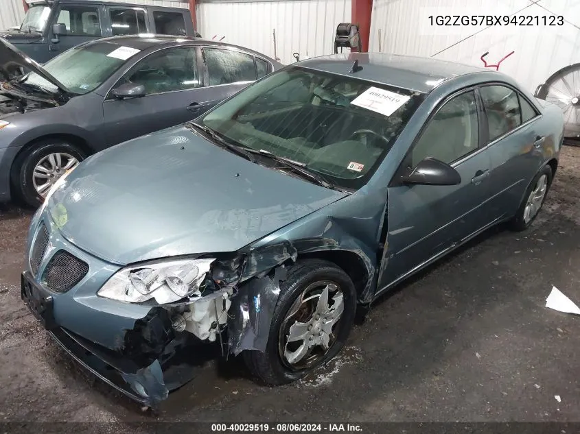 1G2ZG57BX94221123 2009 Pontiac G6