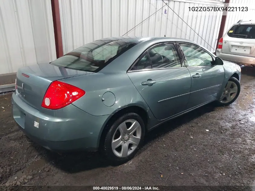 1G2ZG57BX94221123 2009 Pontiac G6